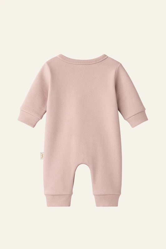 Unisex Bebek Organik Tulum - Pudra - 2