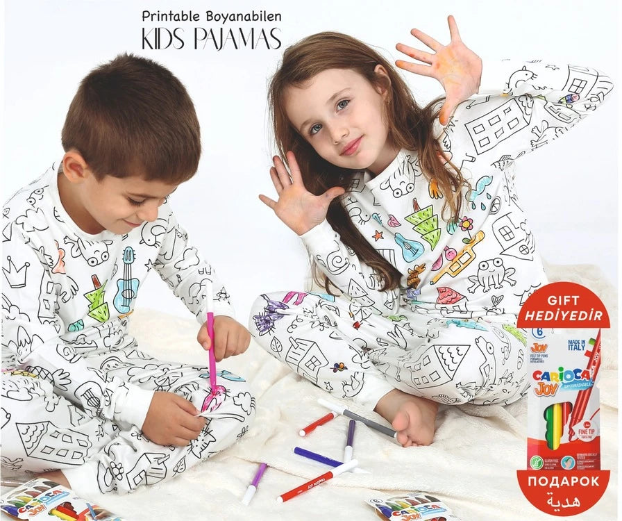 Boyanabilen Unisex Pijama Takımı - 2
