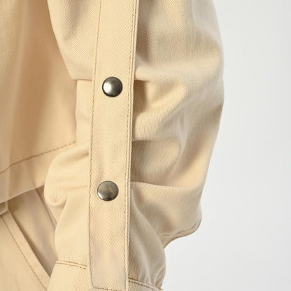 Gabardin Krem Ceket Pantolon Takım - 2