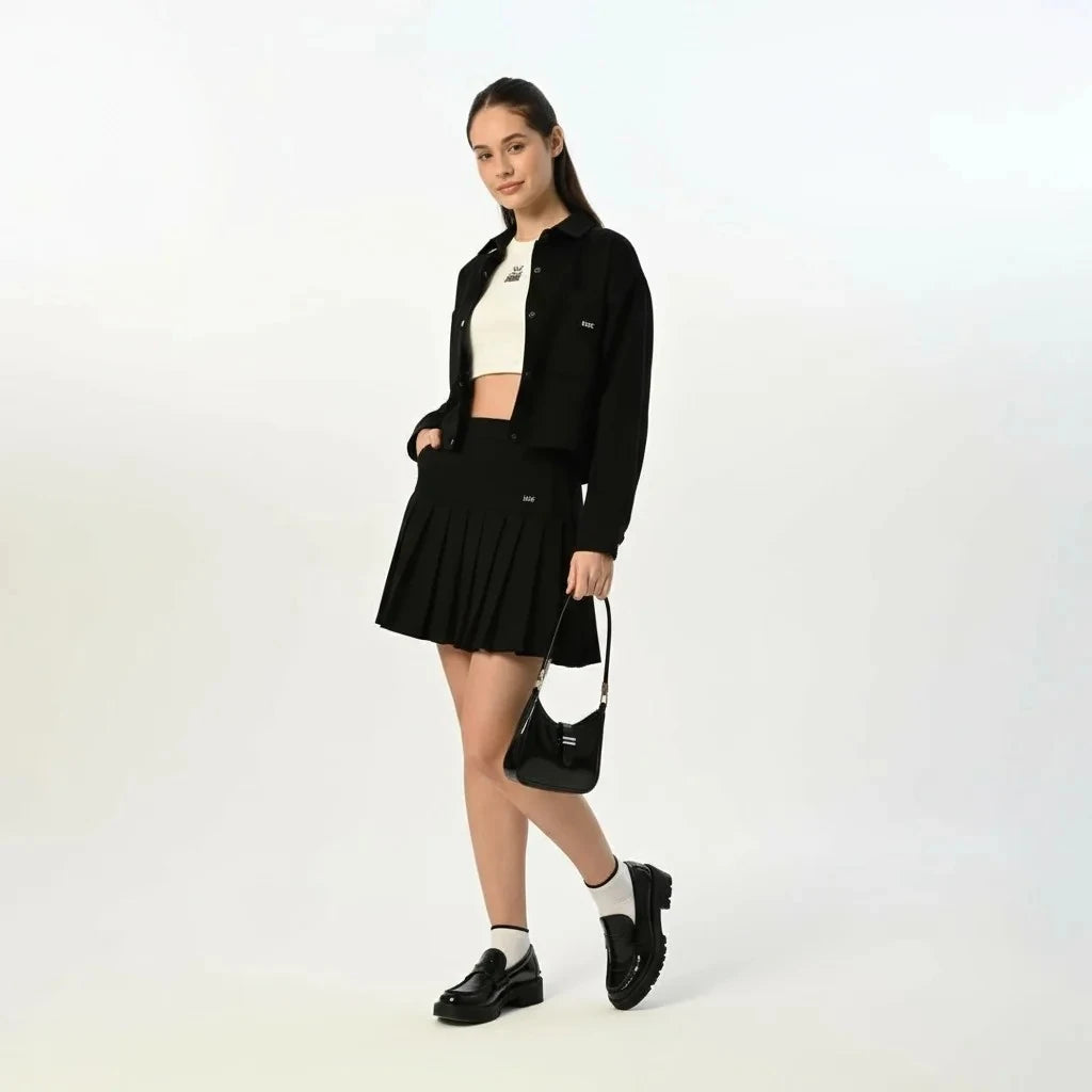 Gabardin Siyah Ceket Etek Takım - 3