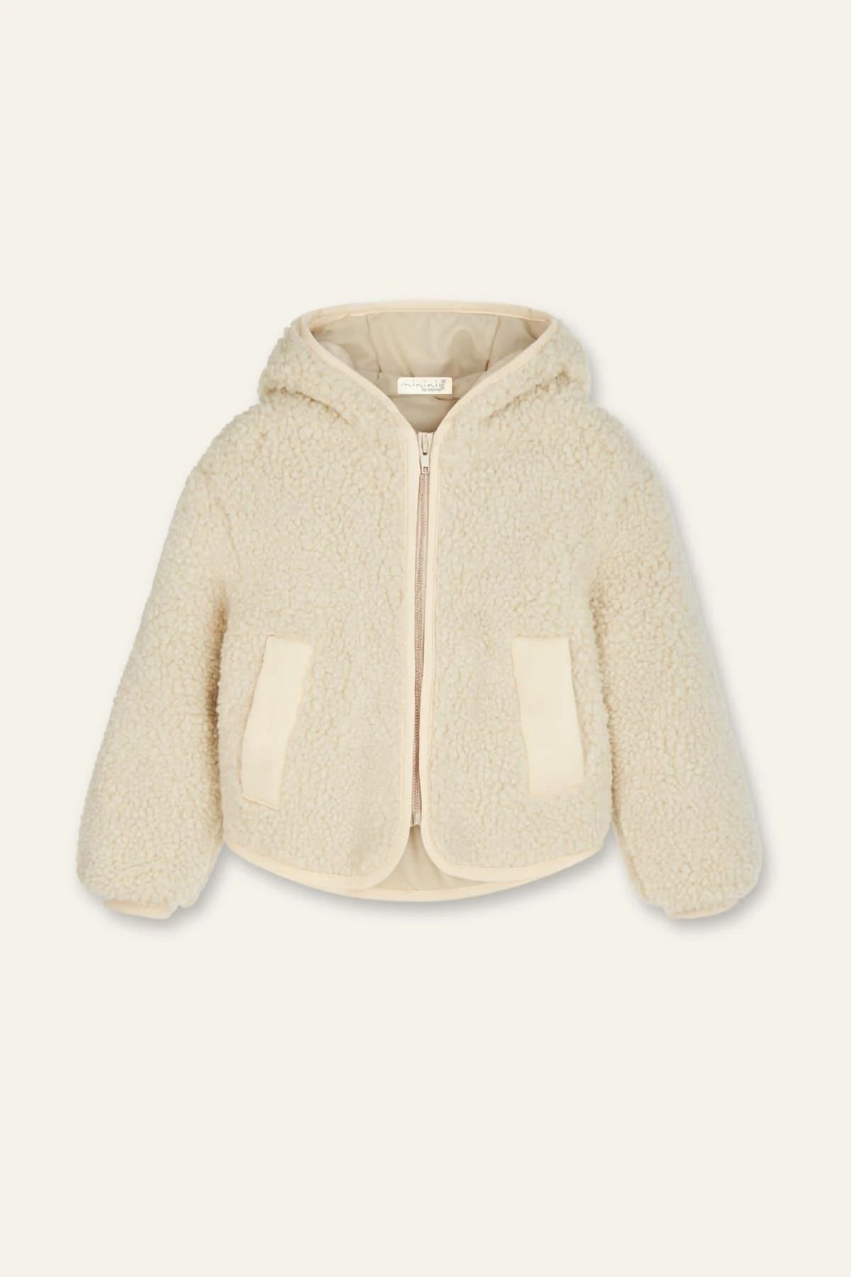Kız Bebek Peluş Montlu 3'lü Takım - 5