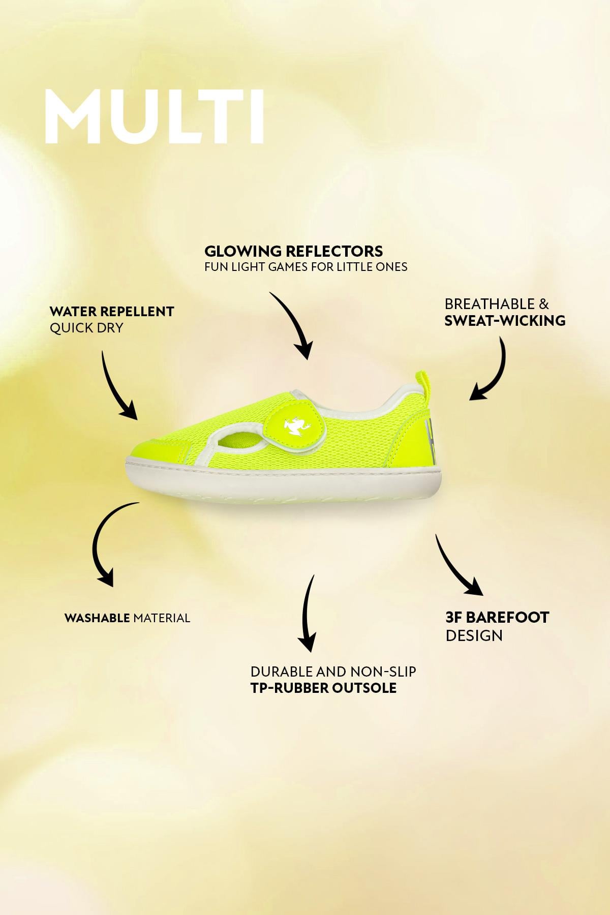 Multi Mix Barefoot Çocuk Ayakkabı - Sarı