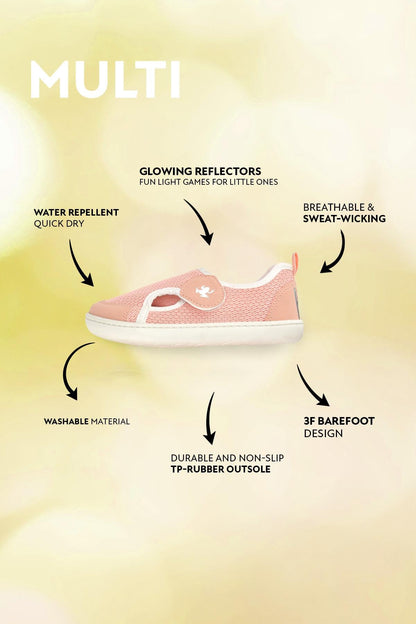Multi Mix Barefoot Çocuk Ayakkabı - Pembe