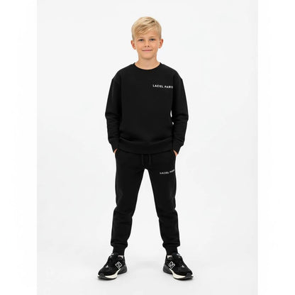 Siyah 2iplik Unisex Eşofman Takımı - 1