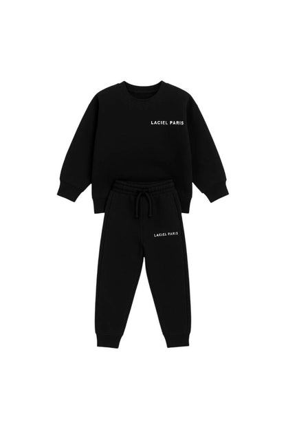 Siyah 2iplik Unisex Eşofman Takımı - 2