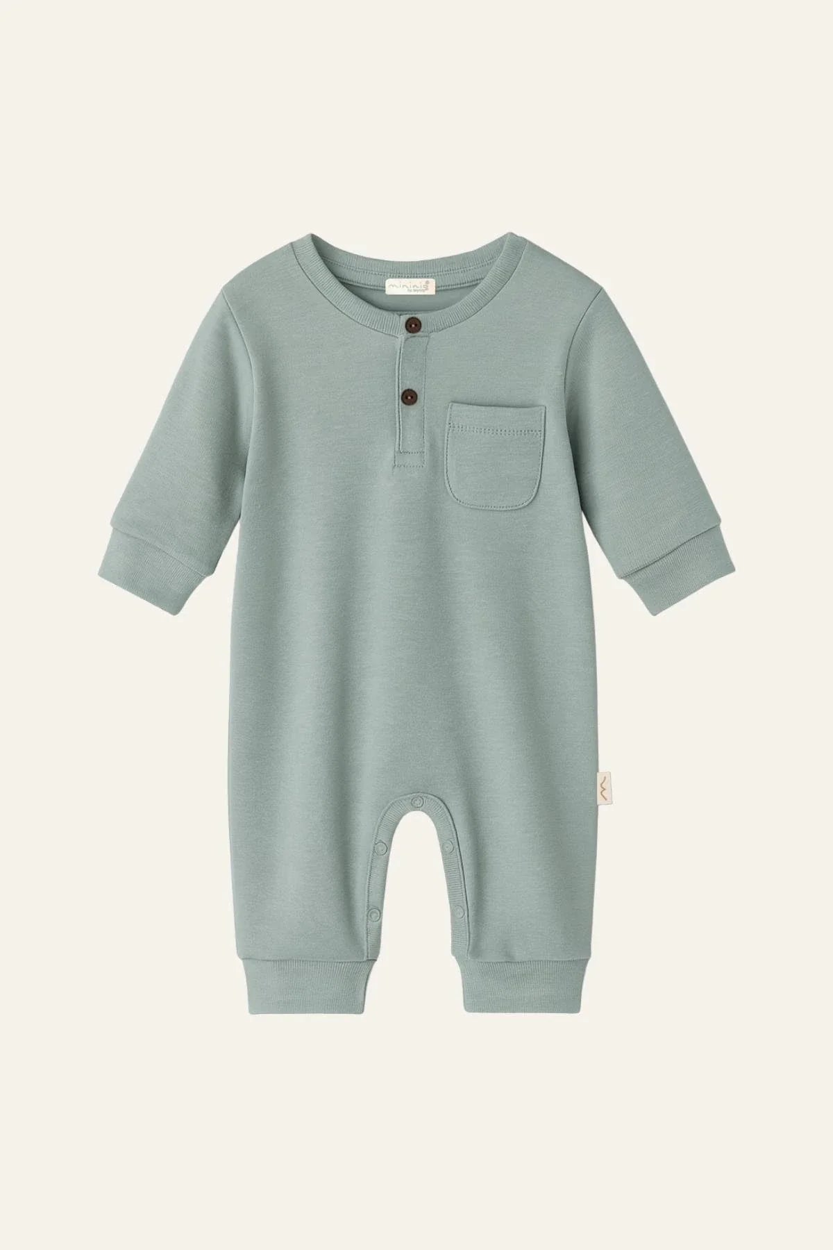 Unisex Bebek Organik Tulum - Mint