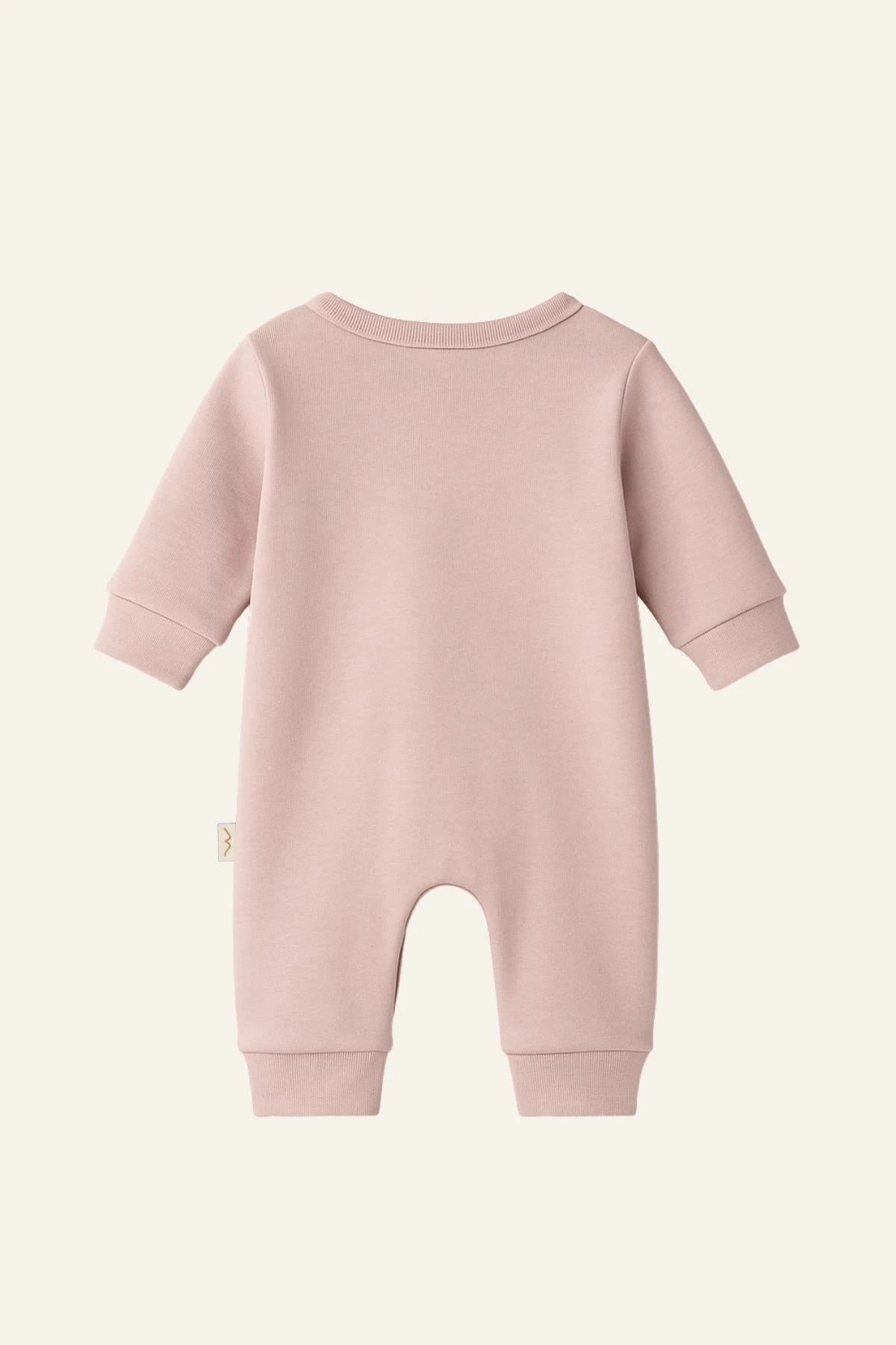 Unisex Bebek Organik Tulum - Pudra - 2