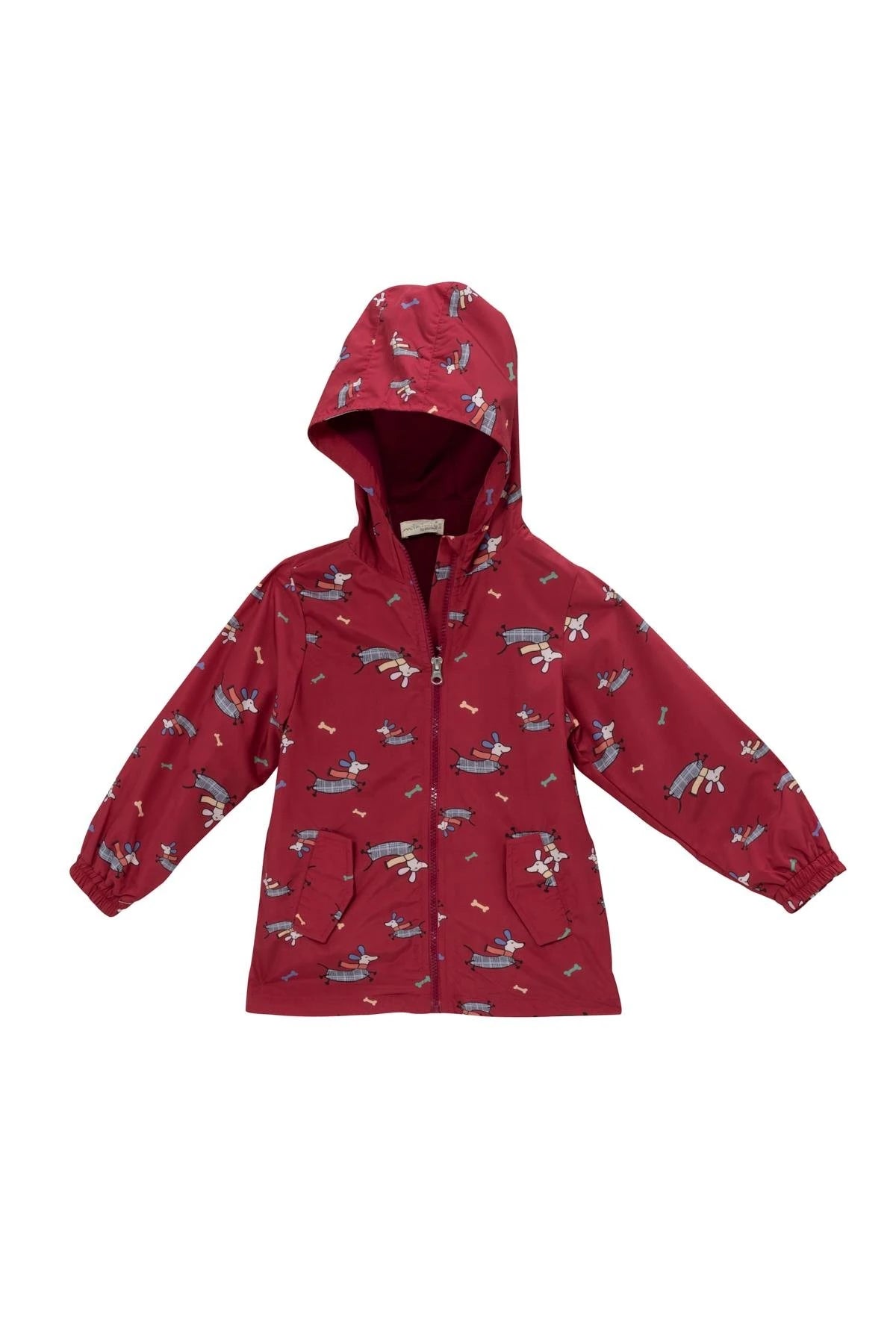 Unisex Çocuk Yağmurluk - Bordo - 2