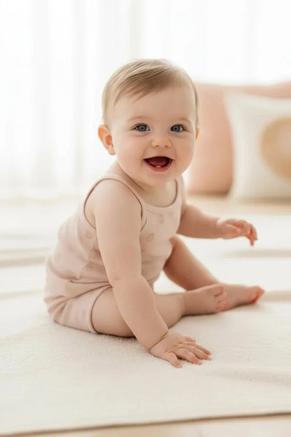 Kız Bebek Atlet Şort Takım - 3